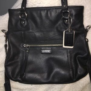 Coach Black Leather Purse